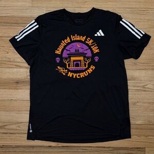 Adidas Black Haunted Island 5K/10K T-Shirt
